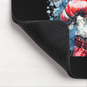 Boxer-Schaf mit Boxhandschuhen Kickboxen Lustiges Mousepad (Ecke)