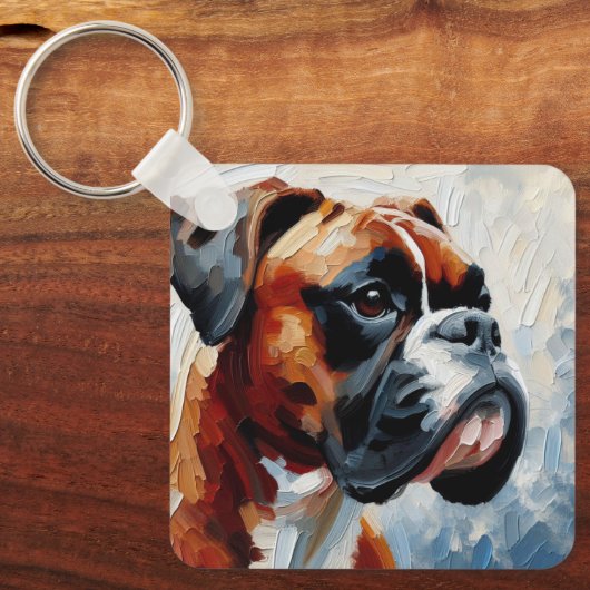 Boxer Schlüsselanhänger (Vorderseite)