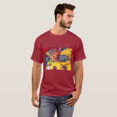 Boxer. Schockierender Treffer. T-Shirt (Vorne ganz)