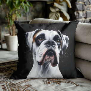 Boxer-Schönheit: Zeitloser Charme des Hundes Kissen