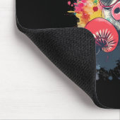 Boxer-Schwein mit Boxhandschuhen Kickboxen Lustige Mousepad (Ecke)
