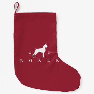 Boxer-Silhouette -1- Kleiner Weihnachtsstrumpf