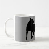 Boxer-Silhouette-Duo-Kaffee-Tasse Kaffeetasse (Links)