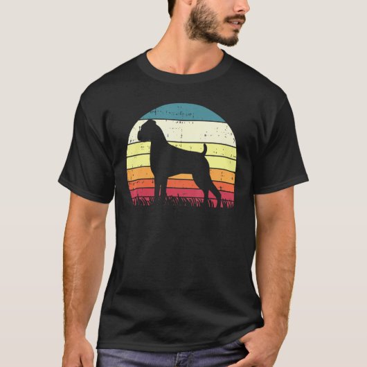 Boxer-Silhouette T-Shirt (Vorderseite)