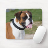 Boxer Sitting Mousepad (Mit Mouse)