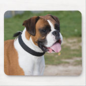 Boxer Sitting Mousepad (Vorne)