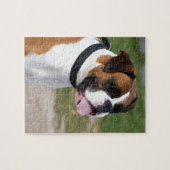 Boxer Sitting Puzzle (Horizontal)