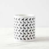 Boxer Sketch Design-Tasse Kaffeetasse (Mittel)