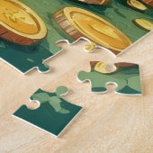 Boxer St. Patrick’s Day Glücklicher Hund Puzzle (Seite)