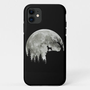 Boxer Stehend auf Mountain Moon Light Halloween Case-Mate iPhone Hülle