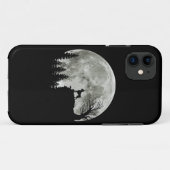 Boxer Stehend auf Mountain Moon Light Halloween Case-Mate iPhone Hülle (Rückseite (Horizontal))