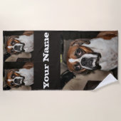 Boxer Strandtuch (Vorderseite)