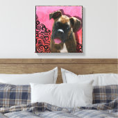Boxer Stretched Leinwand (Insitu (Schlafzimmer))
