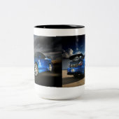 Boxer Subie. Subaru WRX Kaffee-Tasse Zweifarbige Tasse (Mittel)