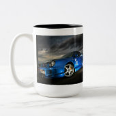 Boxer Subie. Subaru WRX Kaffee-Tasse Zweifarbige Tasse (Links)