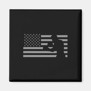 Boxer-T-Shirts mit amerikanischer Flagge - Boxing Magnet