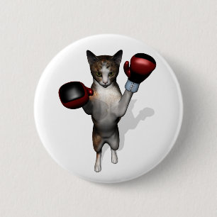 Boxer Tabby Button