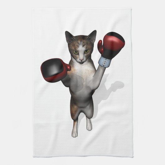 Boxer Tabby Handtuch (Vertikal)