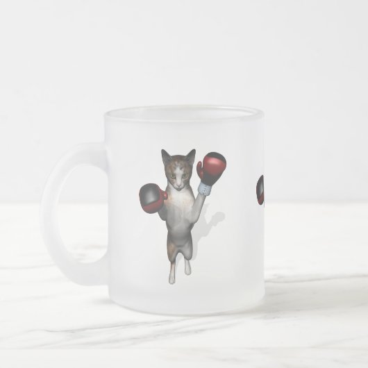 Boxer Tabby Mattglastasse (Links)