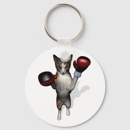 Boxer Tabby Schlüsselanhänger (Vorderseite)