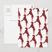 Boxer Text Hund Dog Postkarte (Vorne/Hinten)
