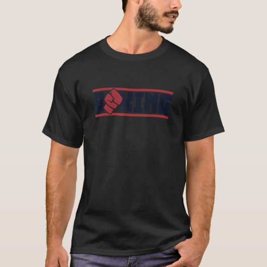 Boxer Thai Boxer Kickboxer Fist Fighbox T-Shirt (Vorderseite)