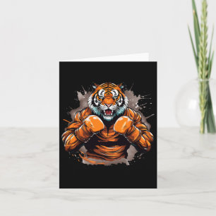 Boxer Tiger Funny Boxing Tiger Grafische Männer Fr Karte