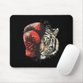 Boxer Tiger mit Boxhandschuhen Kickboxen Lustiges  Mousepad (Mit Mouse)