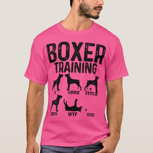 Boxer Training Funny Dog Eigentümer Boxer Mama Box T-Shirt (Vorderseite)