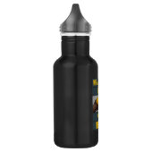 Boxer Training Quote Wiederholung des Boxer-Kurses Edelstahlflasche (Links)