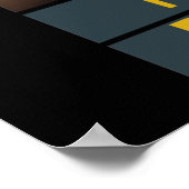 Boxer Training Quote Wiederholung des Boxer-Kurses Poster (Ecke)