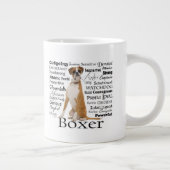 Boxer Traits Jumbo Tasse (Rechts)