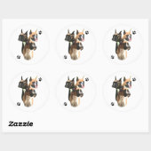 Boxer Trio - Aufkleber (Blatt)