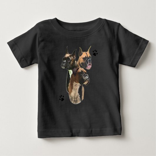 Boxer Trio Baby T-shirt (Vorderseite)
