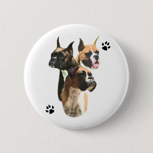 Boxer Trio - Button