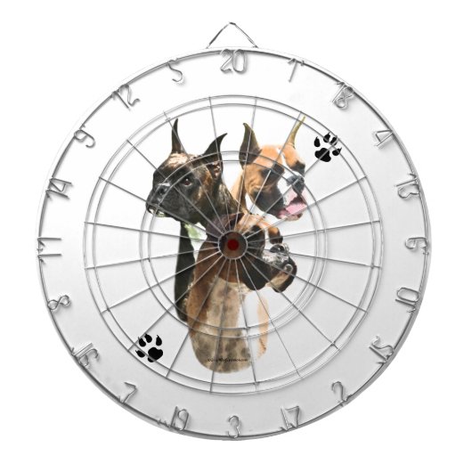 Boxer Trio Dartscheibe (vorne)