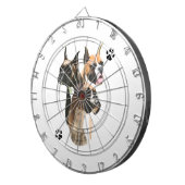 Boxer Trio Dartscheibe (Vorderseite rechts)