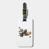 Boxer Trio Gepäckanhänger (Vorderseite vertikal)