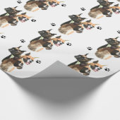 Boxer Trio Geschenkpapier (Ecke)