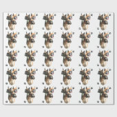 Boxer Trio Geschenkpapier (Flach)