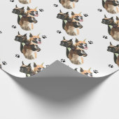 Boxer Trio Geschenkpapier (Ecke)