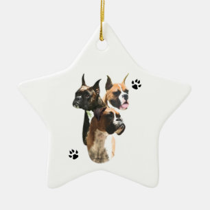 Boxer Trio Keramikornament