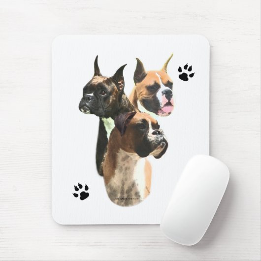 Boxer Trio Mousepad (Mit Mouse)