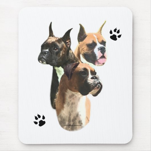 Boxer Trio Mousepad (Vorne)