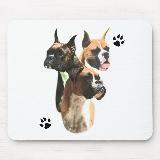Boxer Trio Mousepad (Vorne)