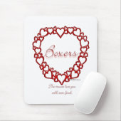 Boxer True Love Mousepad (Mit Mouse)