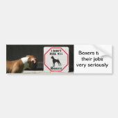 Boxer tun nicht wählen Autoaufkleber 911 (Vorne)