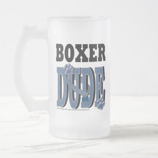 Boxer TYP Mattglas Bierglas (Links)