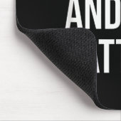 Boxer und Tattoos, deutscher Boxerbesitzer, Hund m Mousepad (Ecke)