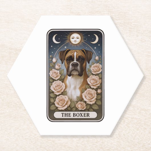 Boxer Untersetzer (Vorderseite)